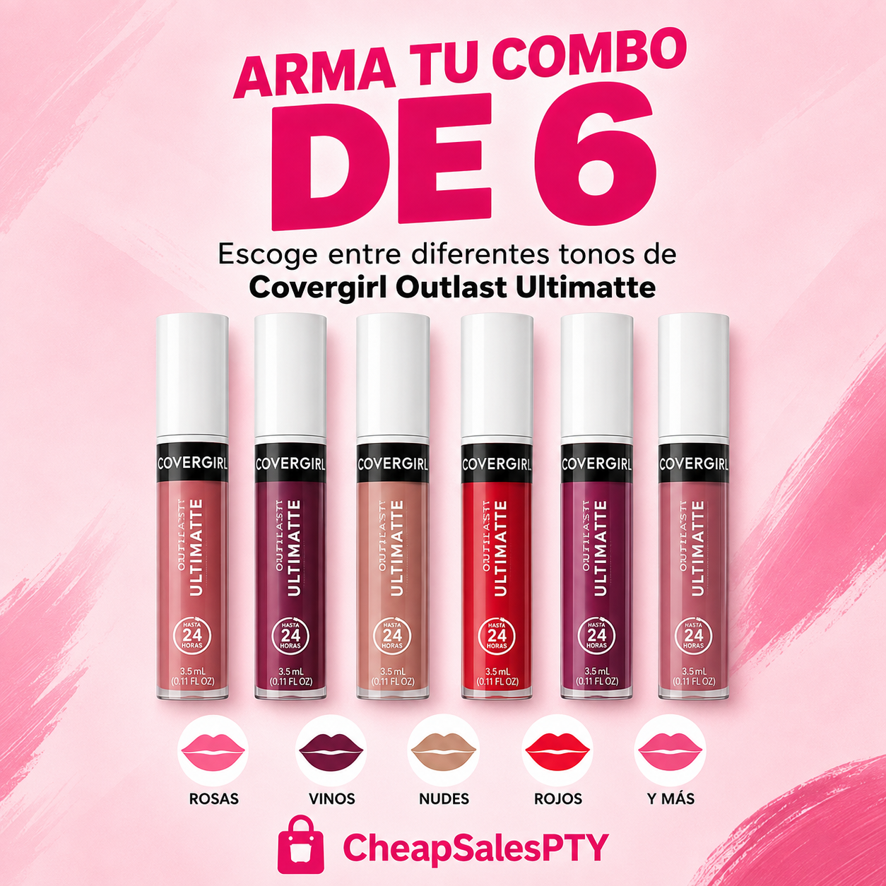 PROMO 6 COVERGIRL OUTLAST ULTIMATTE  - COVERGIRL - vista adicional