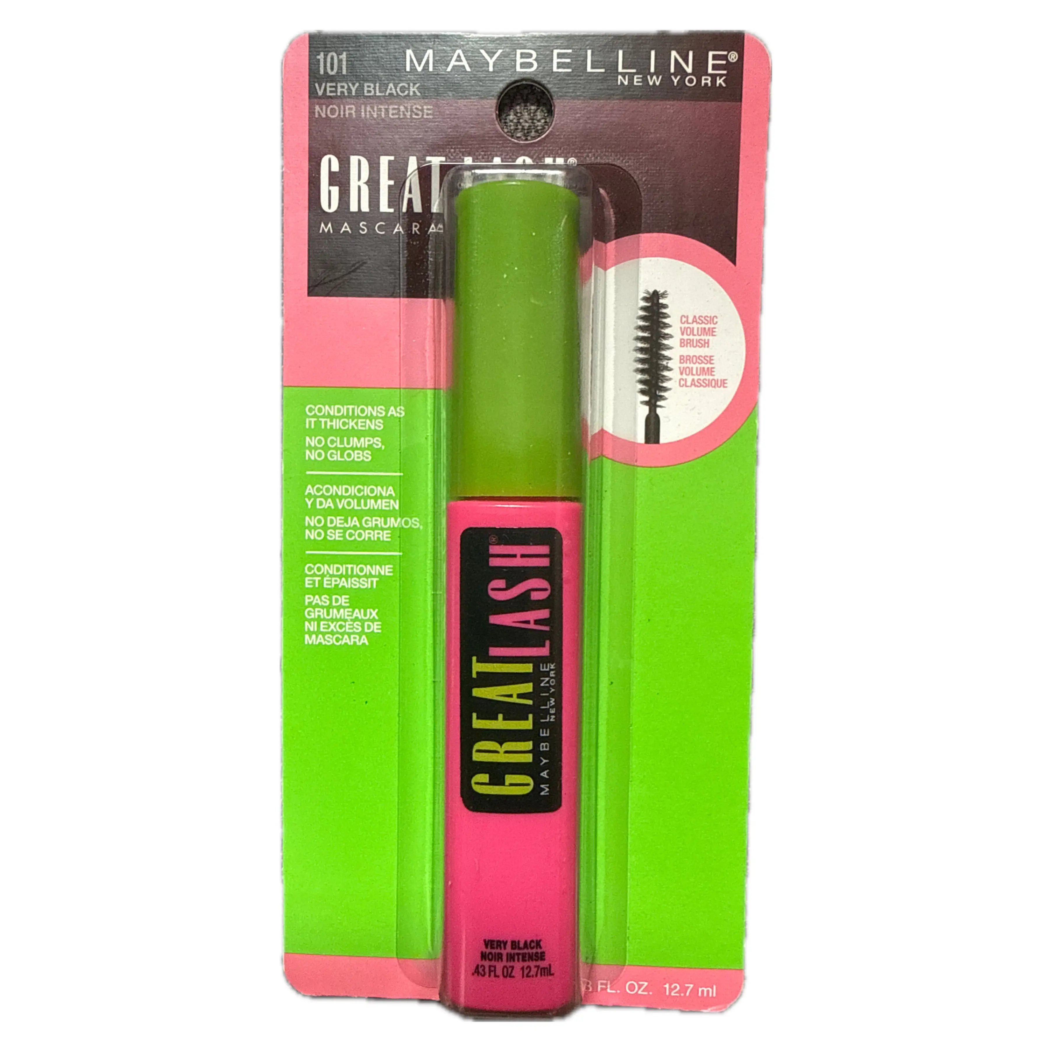 MAYBELLINE - GREAT LASH - 101 VERY BLACK