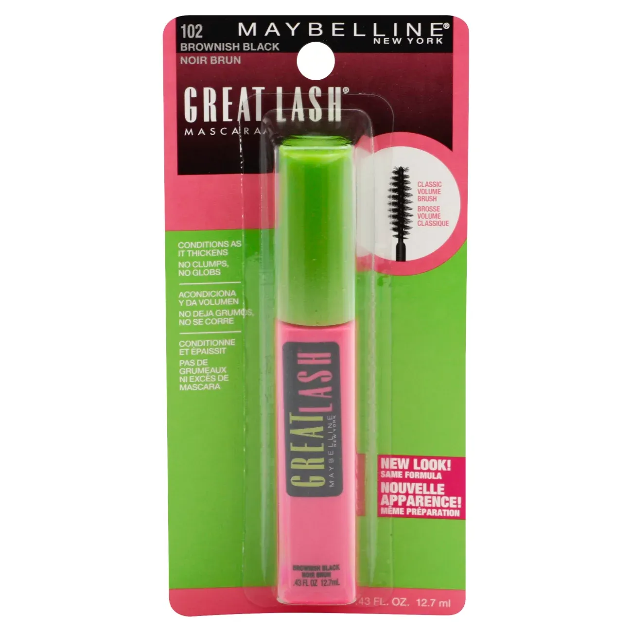 MAYBELLINE - GREAT LASH - 102 BROWNISH BLACK