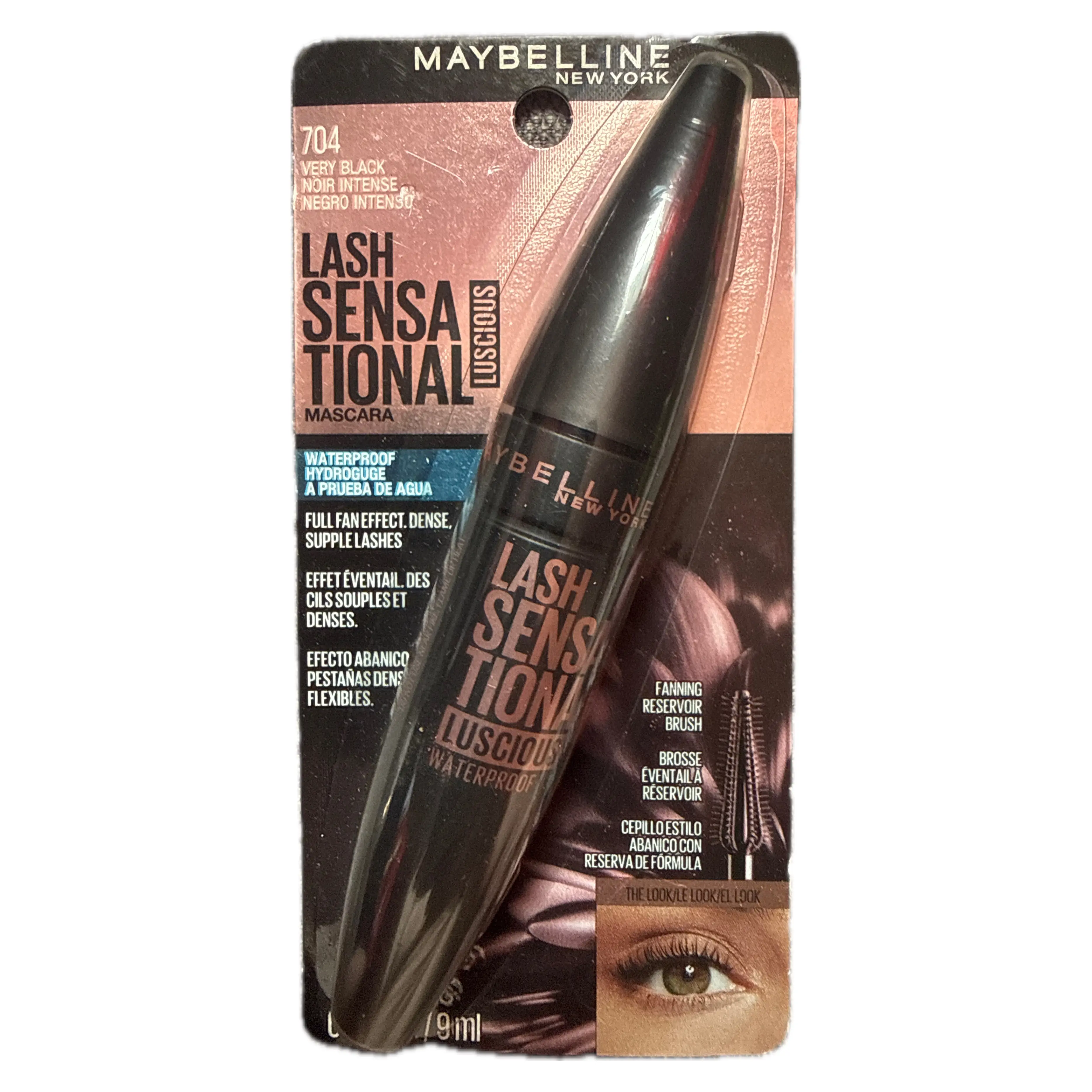 MAYBELLINE - LASH SENSATIONAL LUSCIOUS - WATERPROOF - 704 VERY BLACK - MAYBELLINE MASCARA  - Comprar en Panama