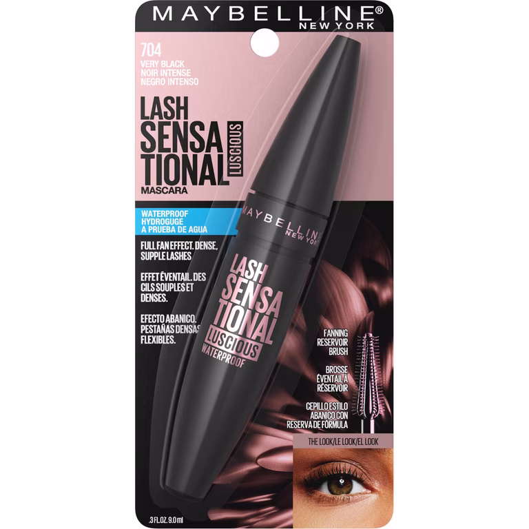 MAYBELLINE - LASH SENSATIONAL LUSCIOUS - WATERPROOF - 704 VERY BLACK