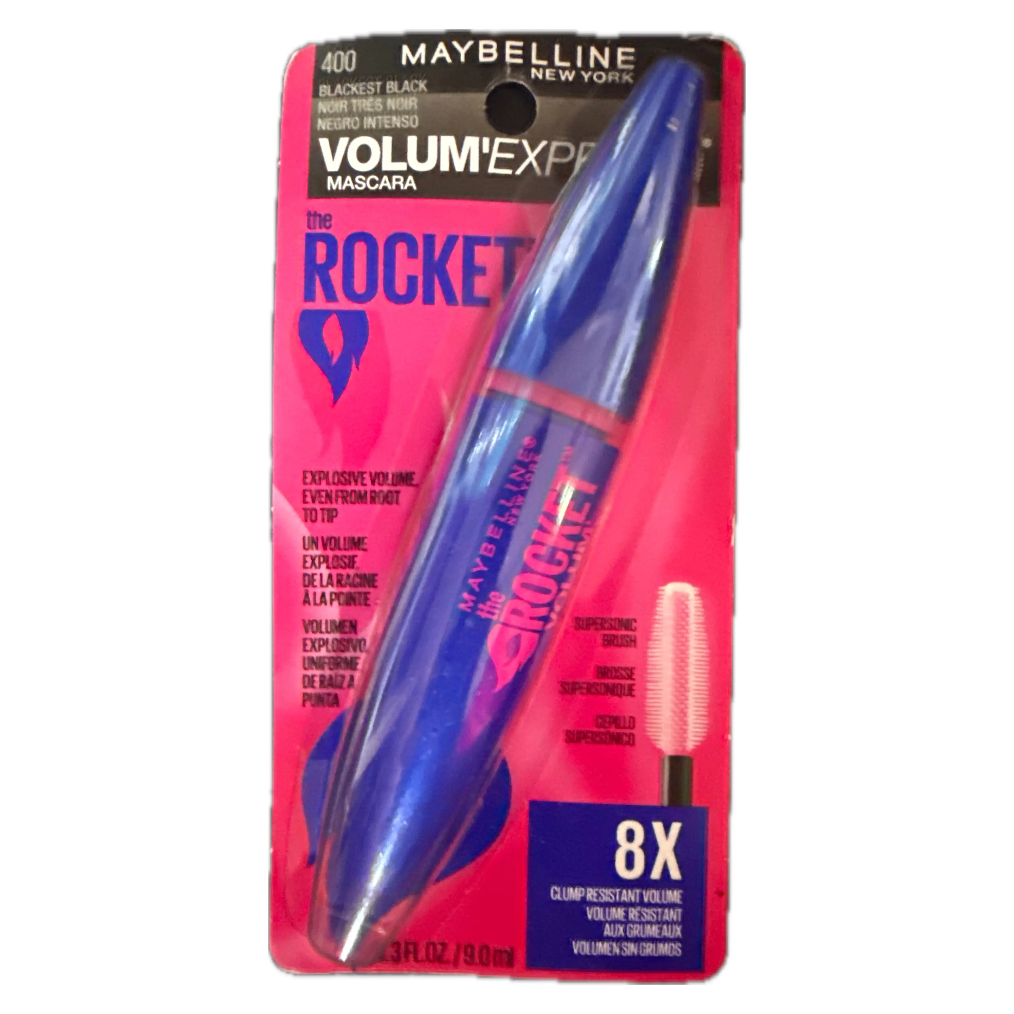 MAYBELLINE - VOLUME EXPRESS THE ROCKET - 400 BLACKEST BLACK - MAYBELLINE MASCARA  - Comprar en Panama