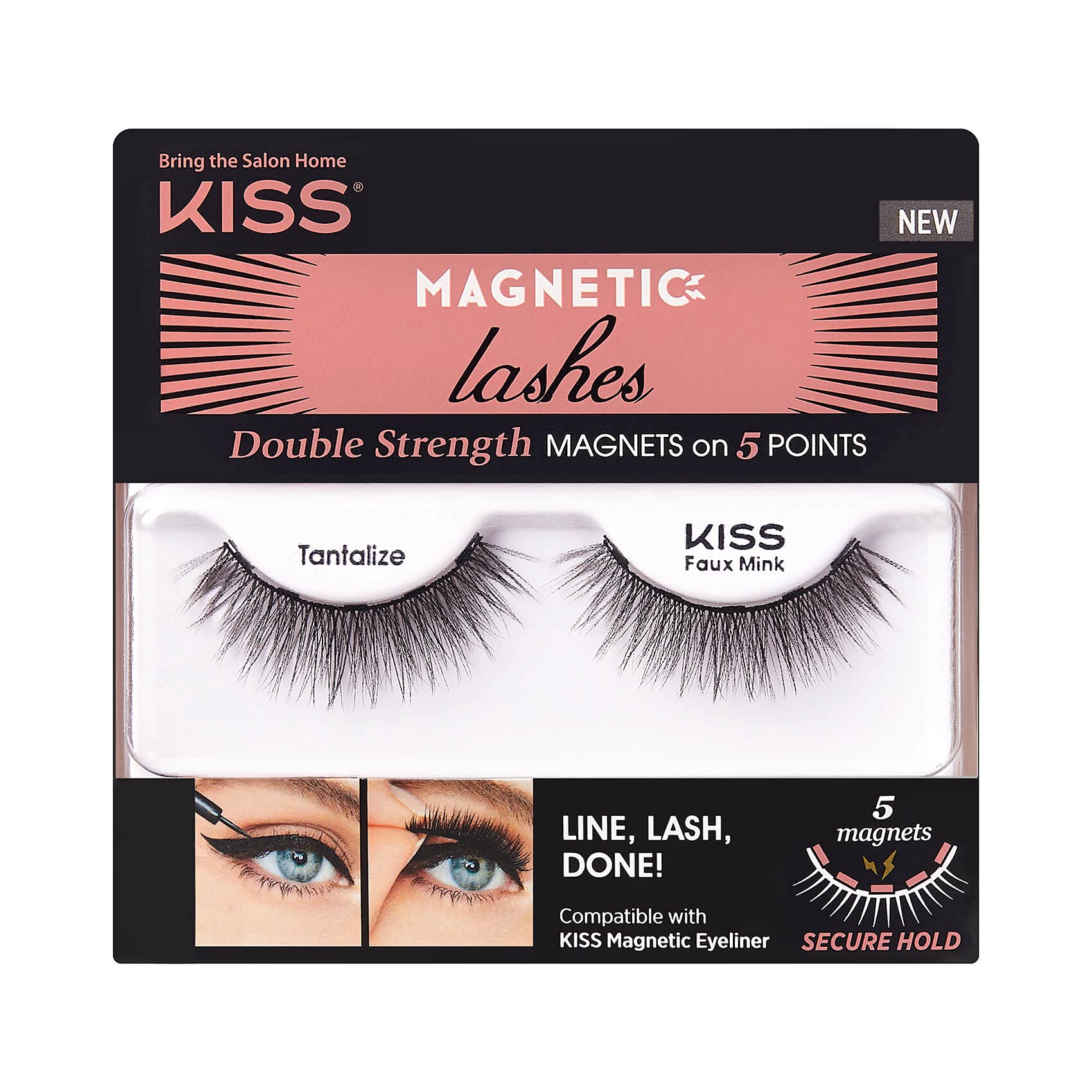 KISS-MAGNETIC LASHES DOUBLE STRENGHT-80464 - KMEL04