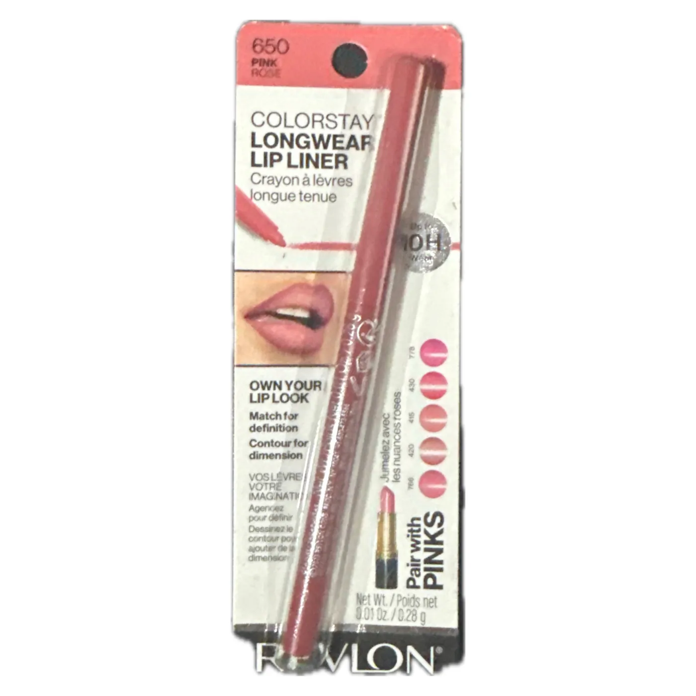 REVLON - COLORSTAY LONGWEAR LIP LINER - 650 PINK ROSE - REVLON LABIALES - Comprar en Panama
