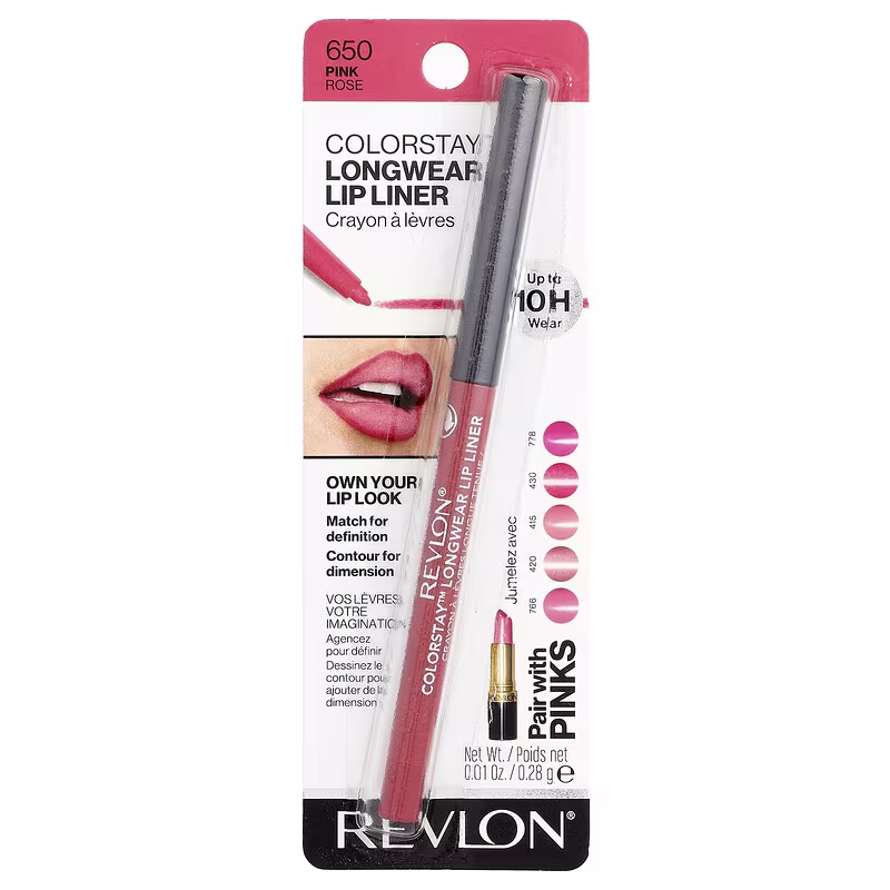 REVLON - COLORSTAY LONGWEAR LIP LINER - 650 PINK ROSE