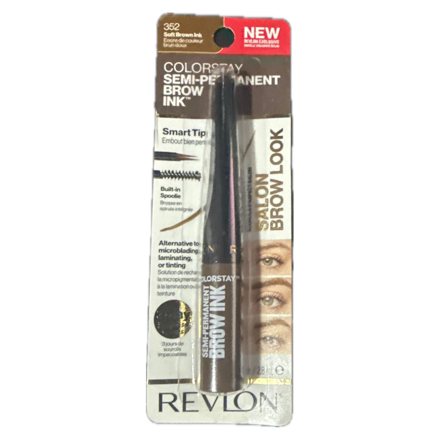 REVLON - COLORSTAY SEMIPERMANENT - BROW INK - 352 SOFT BROWN INK - REVLON PRODUCTO DE CEJA  - Comprar en Panama