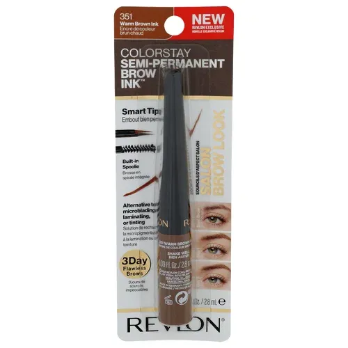 REVLON - COLORSTAY SEMIPERMANENT BROW INK - 351 WARM BROWN INK