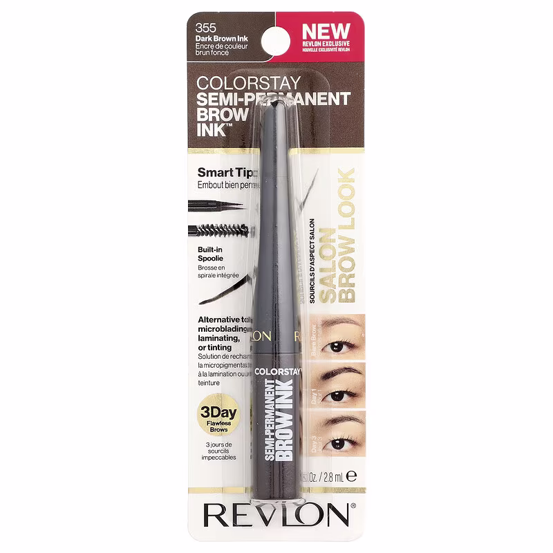 REVLON - COLORSTAY SEMIPERMANENT - BROW INK - 355 DARK BROWN INK