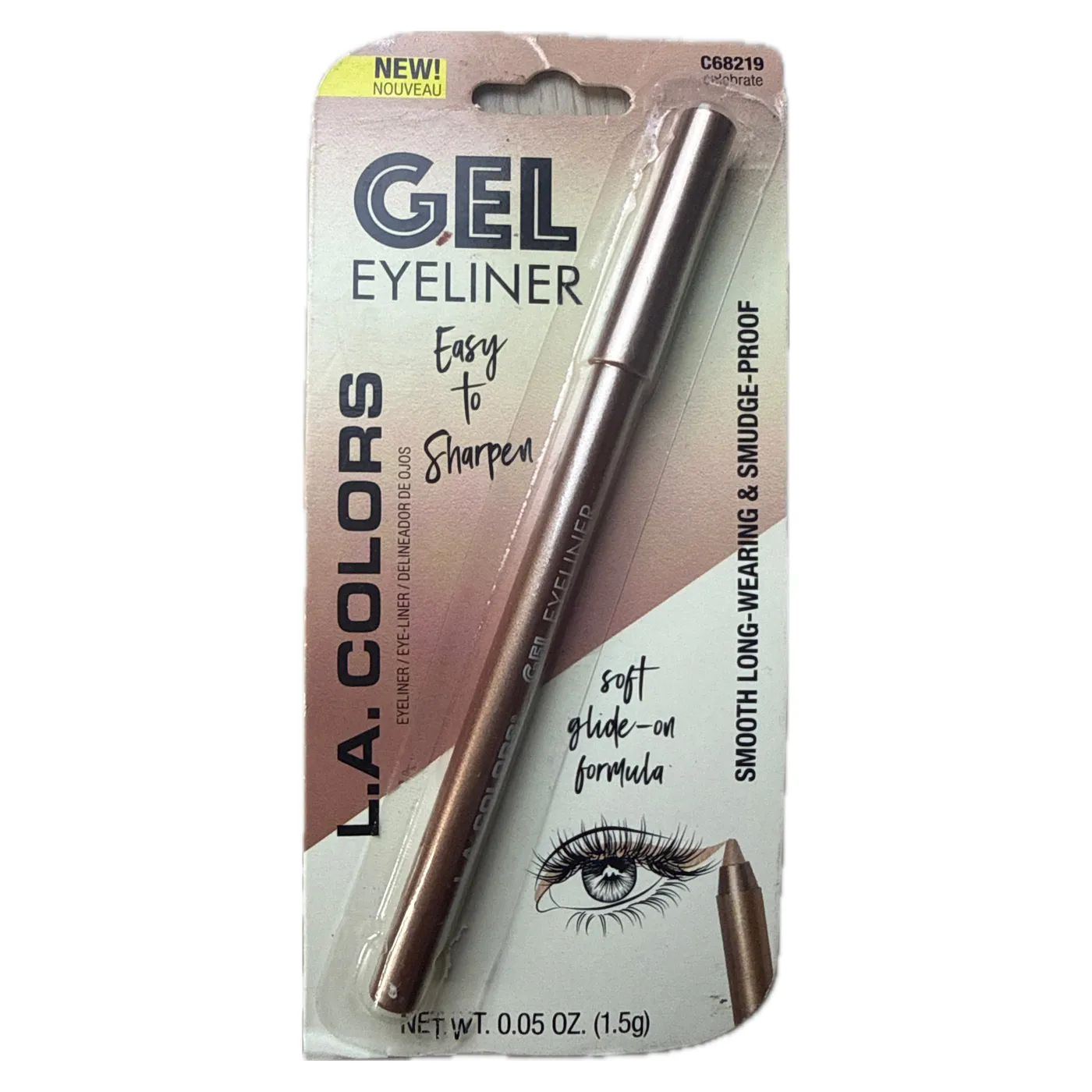 L.A. COLORS -GEL EYELINER -  CELEBRATE - L.A. COLORS DELINEADOR DE OJO  - Comprar en Panama