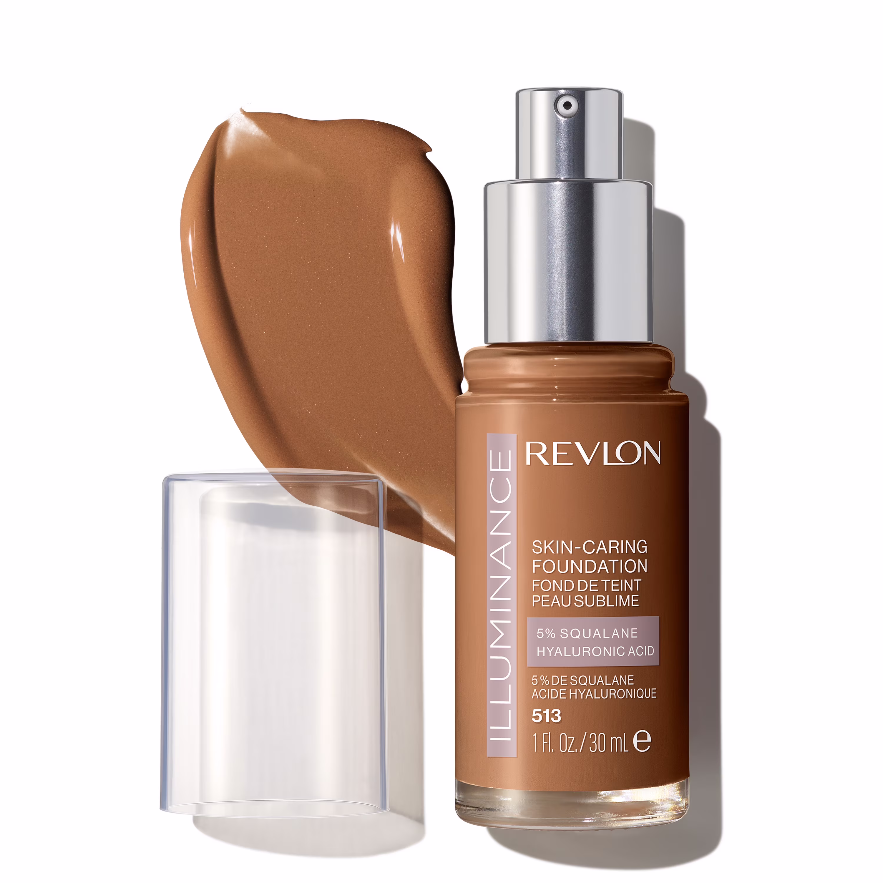 Revlon - Iluminance Foundation - 513 Brown Suede