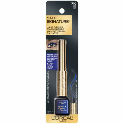 LOREAL-MATTE SIGNATURE LIQUID EYELINER-710 - BLUE