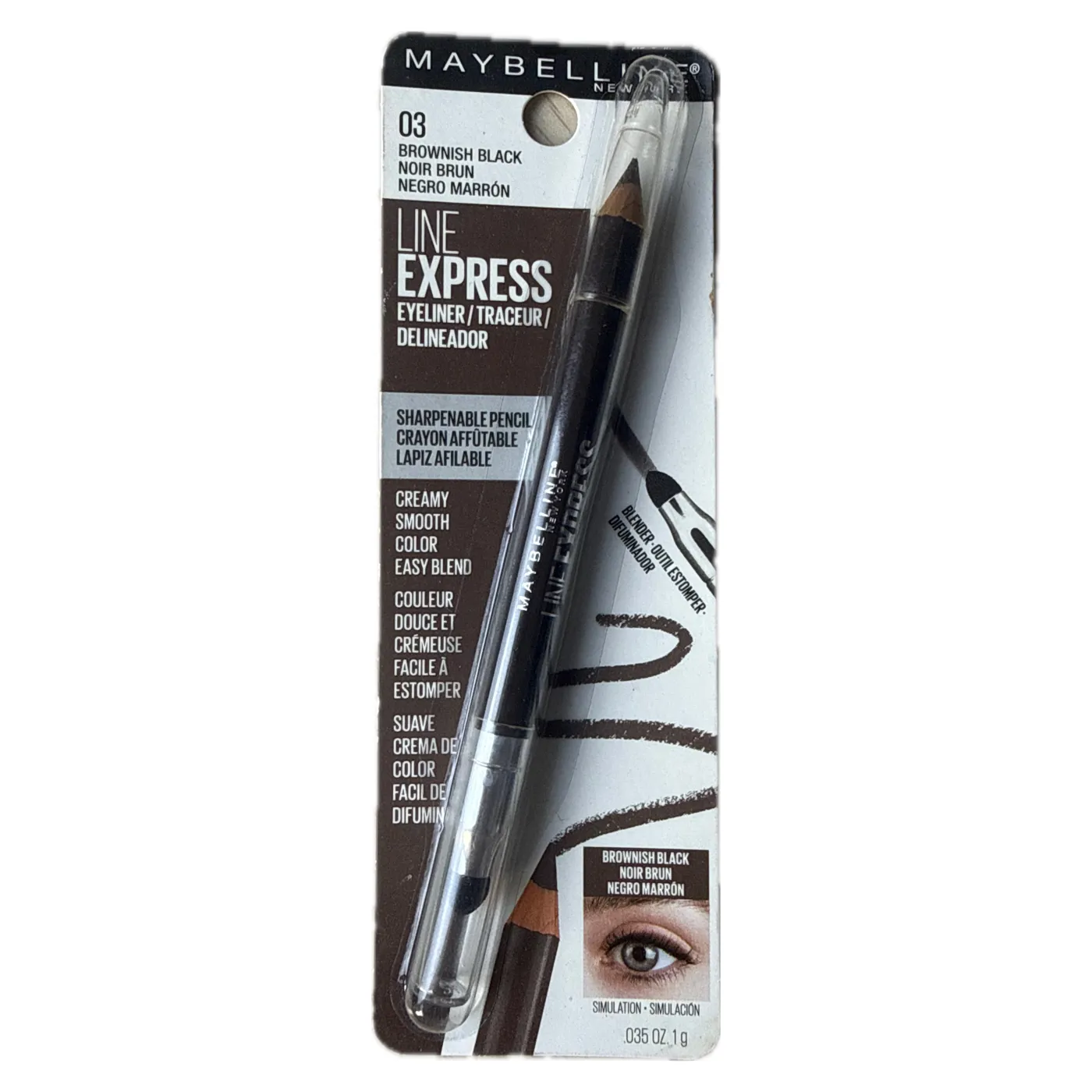 Maybelline - Eye liner - Line Express - 03 BROWNISH BLACK - Maybelline DELINEADOR DE OJO  - Comprar en Panama