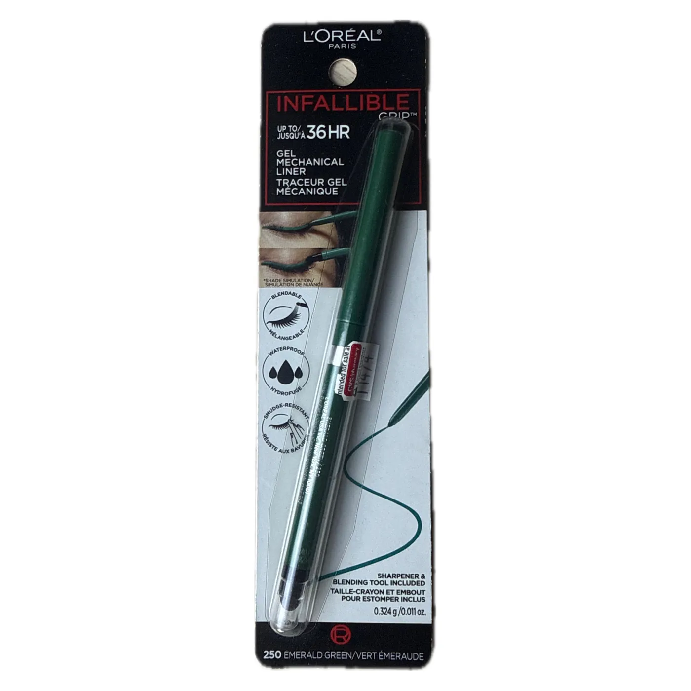 LOREAL - GEL LINER INFALLIBLE - 250 EMERALD GREEN - Loreal DELINEADOR DE OJO  - Comprar en Panama