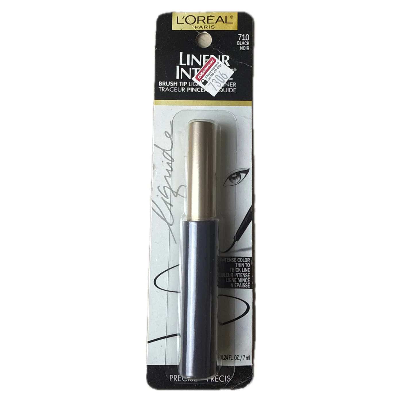 LOREAL - LIQUID LINER INTENSE - 710 BLACK NOIR - Loreal DELINEADOR DE OJO  - Comprar en Panama