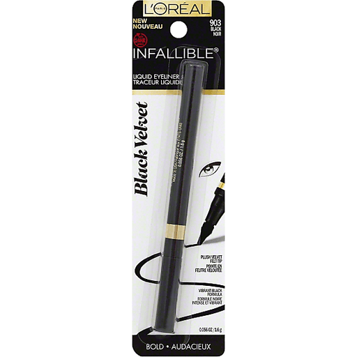 LOREAL-INFALLIBLE BLACK VELVET LIQUID EYELINER-BLACK
