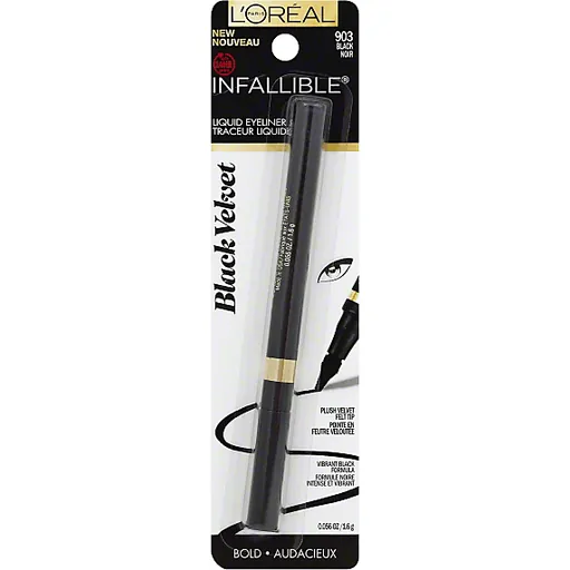 LOREAL-INFALLIBLE BLACK VELVET LIQUID EYELINER-BLACK - LOREAL DELINEADOR DE OJO  - Comprar en Panama