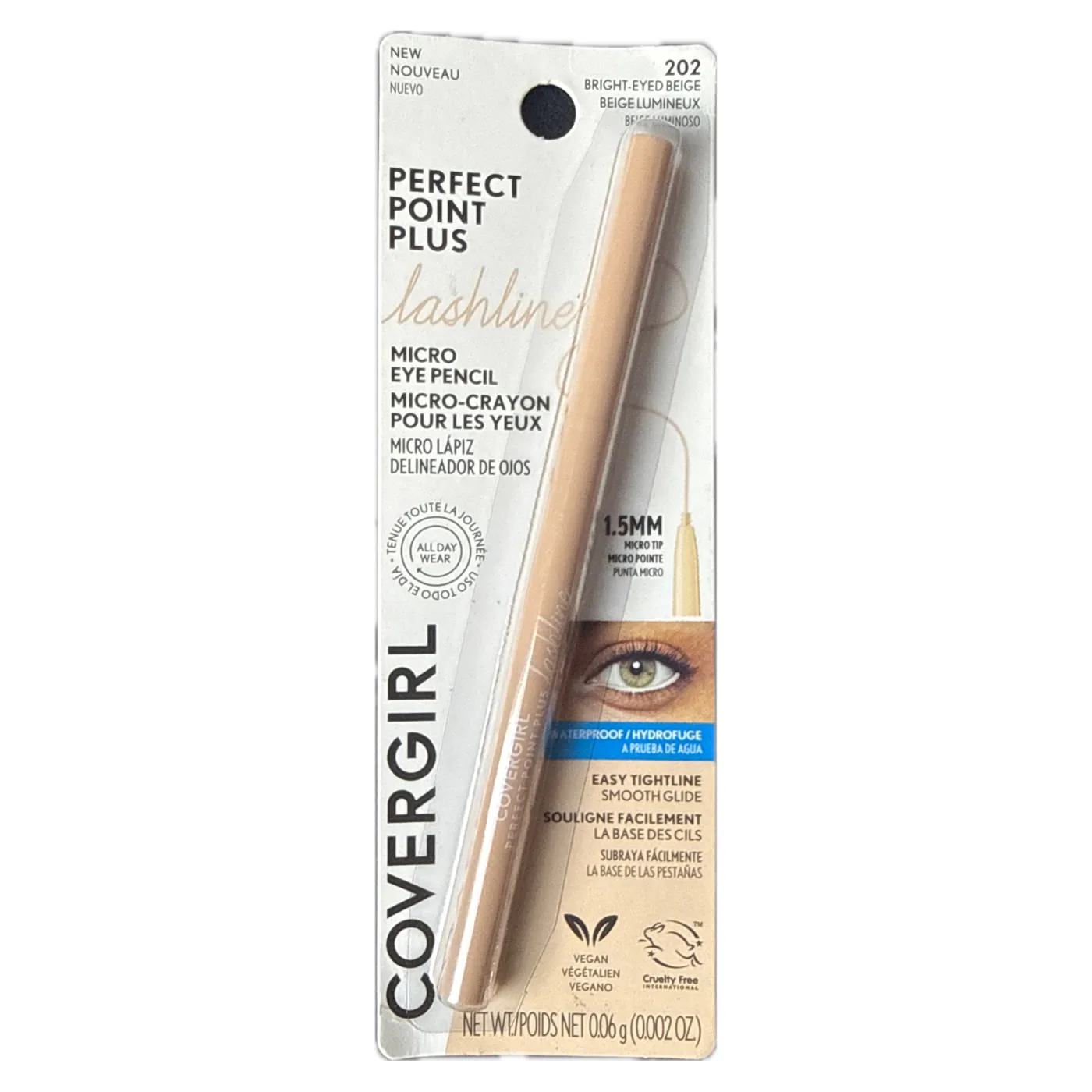 COVERGIRL - MICRO EYE PENCIL - 202 BRIGHT EYED BEIGE - COVERGIRL LABIALES - Comprar en Panama
