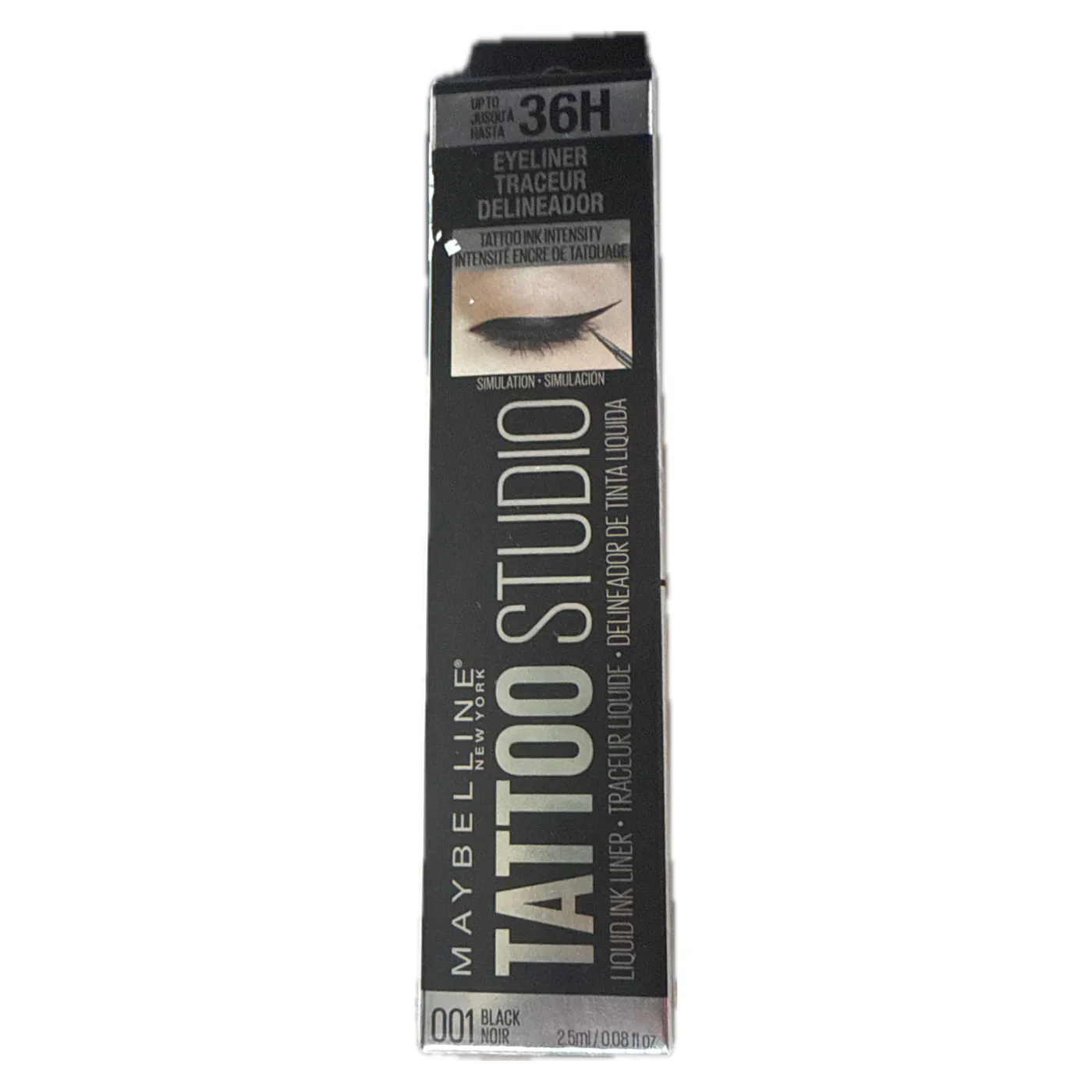 MAYBELLINE - TATTO STUDIO 36H - LIQUID INK LINER - 001 BLACK - MAYBELLINE DELINEADOR DE OJO  - Comprar en Panama