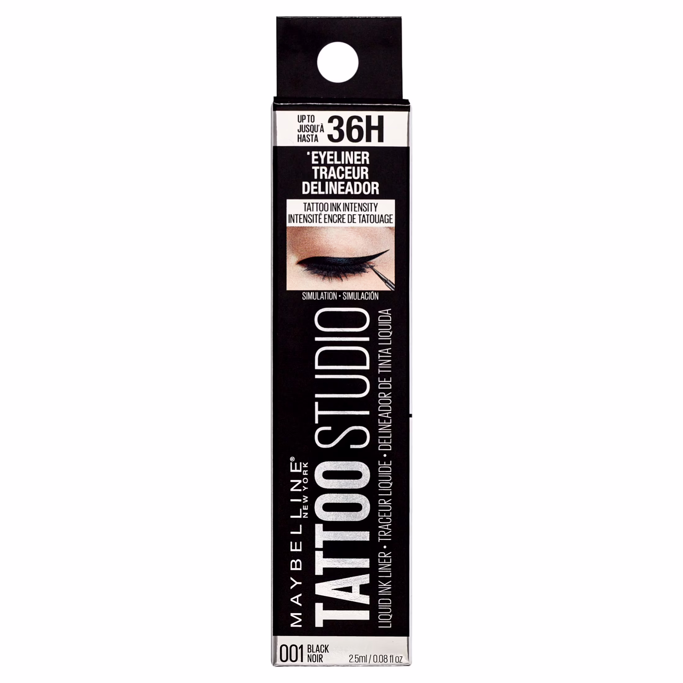 MAYBELLINE - TATTO STUDIO 36H - LIQUID INK LINER - 001 BLACK - MAYBELLINE DELINEADOR DE OJO  en Panama