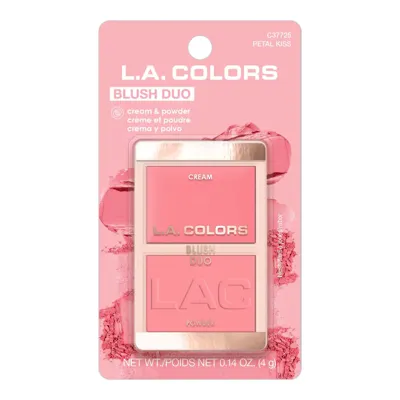 L.A. COLORS - BLUSH DUO - PETAL KISS - L.A. COLORS RUBOR en Panama
