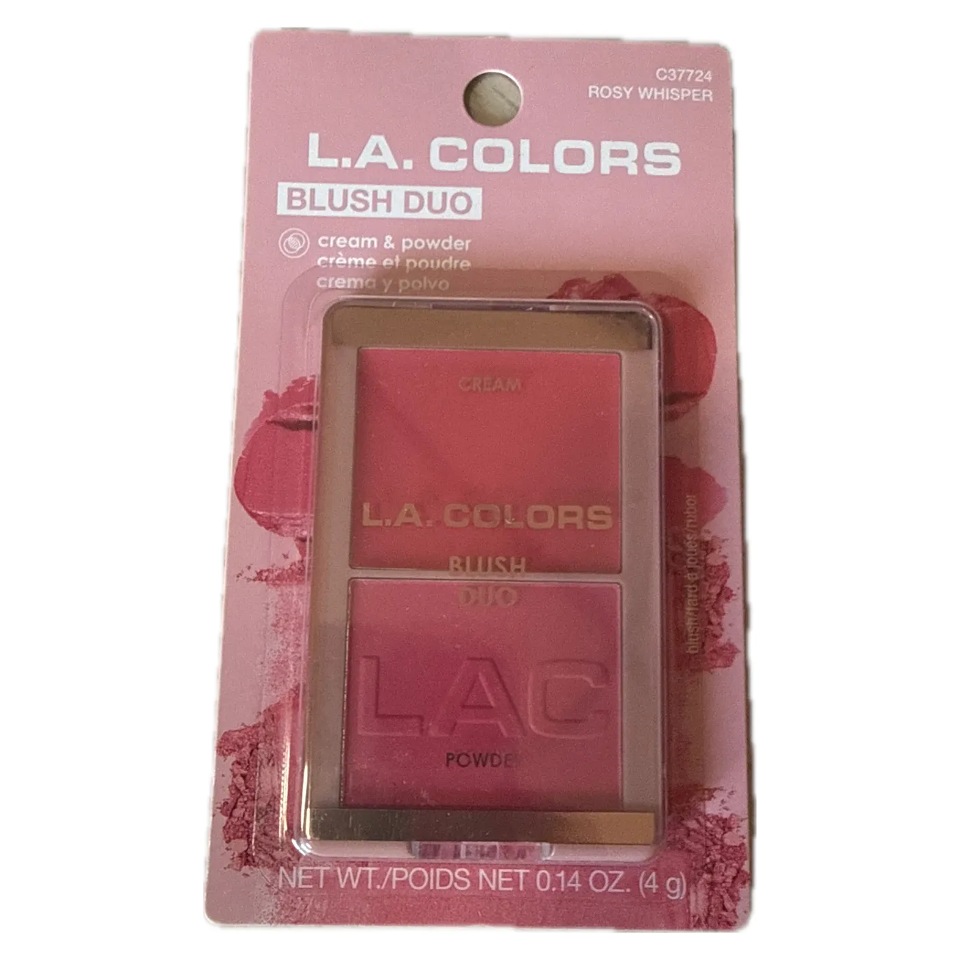 L.A. COLORS - BLUSH DUO - ROSY WHISPER - L.A. COLORS RUBOR  en Panama
