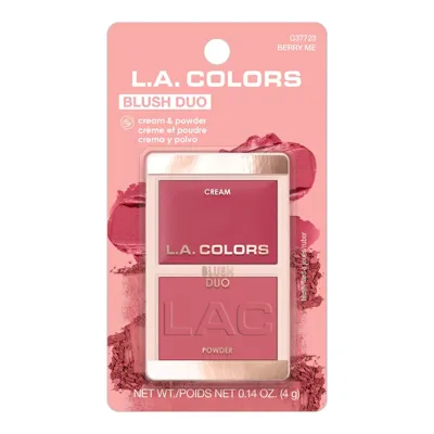 L.A. COLORS - BLUSH DUO - BERRY ME - L.A. COLORS RUBOR  en Panama