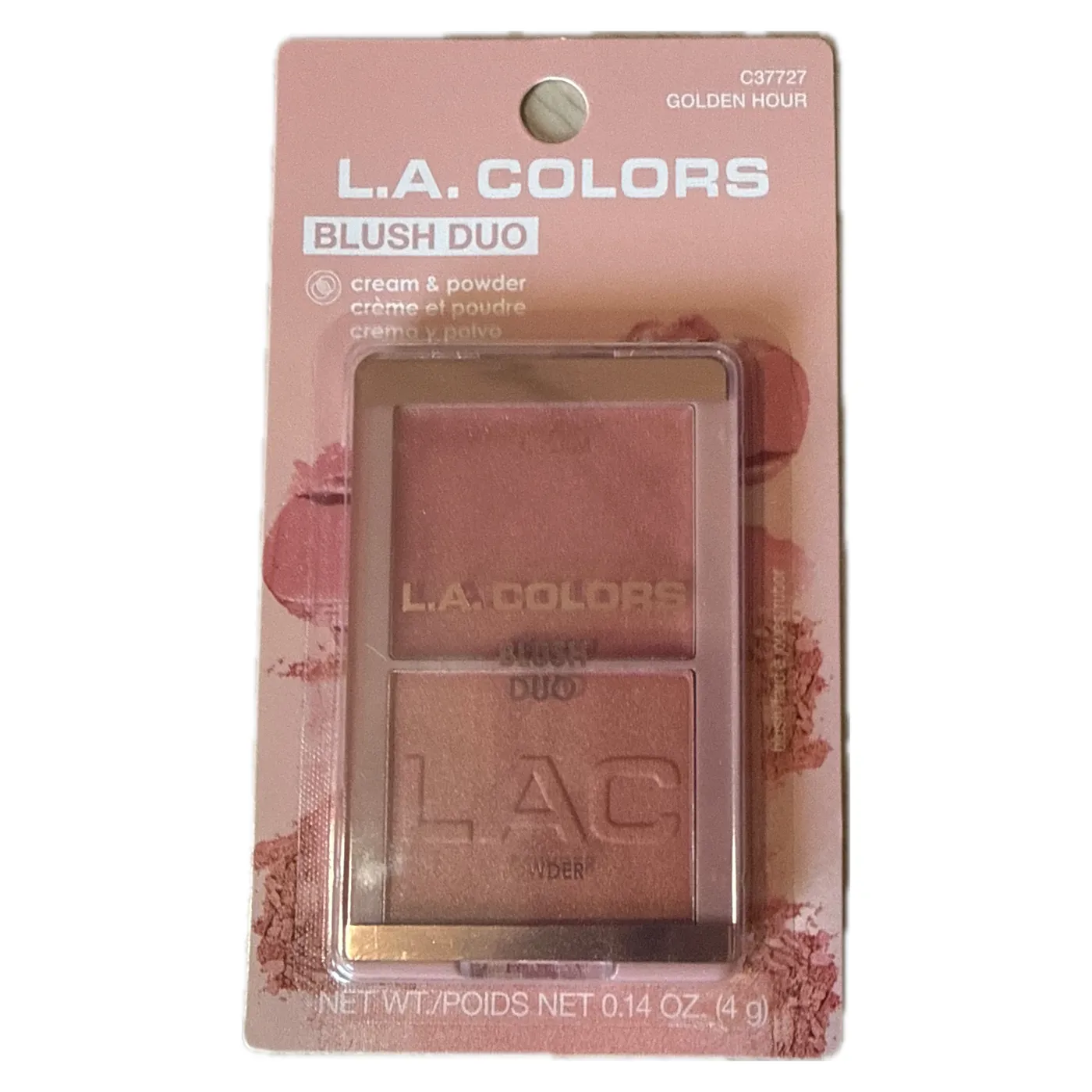 L.A. COLORS - BLUSH DUO - GOLDEN HOUR - L.A. COLORS RUBOR  en Panama