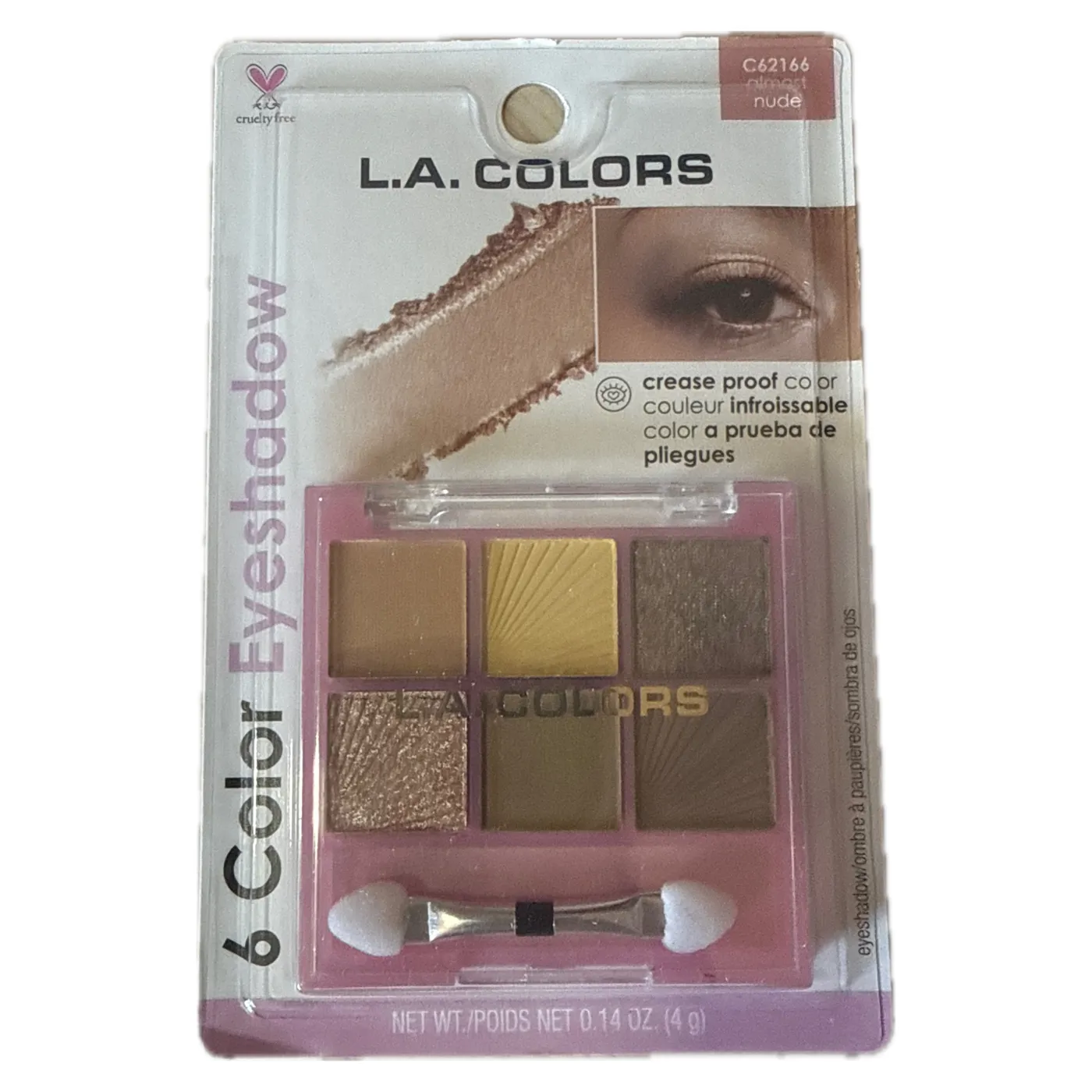 L.A. COLORS - 6 COLOR EYESHADOW - ALMOST NUDE - L.A. COLORS SOMBRAS - Comprar en Panama