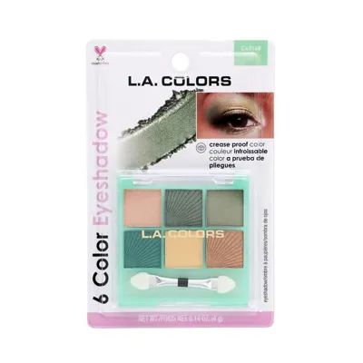 L.A. COLORS - 6 COLOR EYESHADOW tono Lucky - L.A. COLORS SOMBRAS en Panama