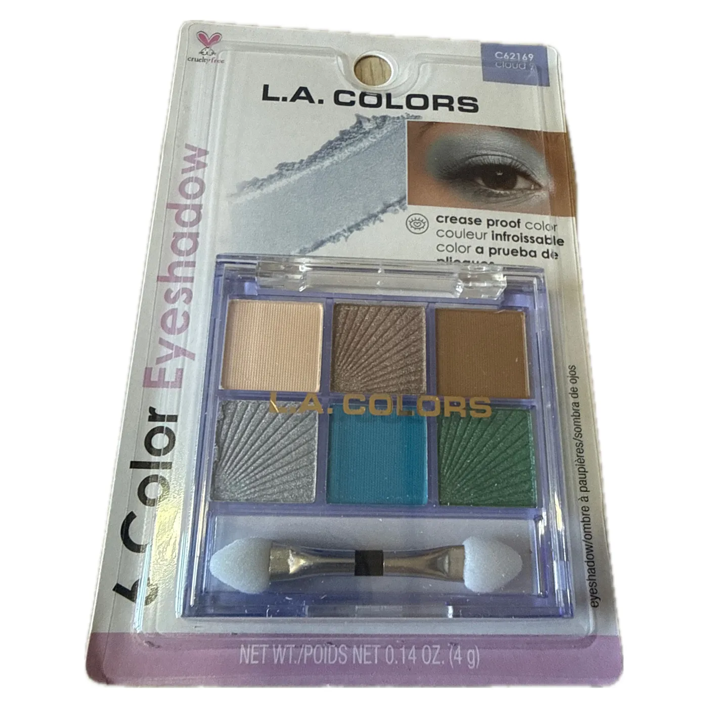 L.A. COLORS - 6 COLOR EYESHADOW - CLOUD? - L.A. COLORS SOMBRAS - Comprar en Panama