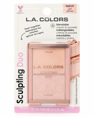 L.A. COLORS - ILUMINADOR - SCULPTING DUO - GET GLOWY - L.A. COLORS ILUMINADOR  en Panama