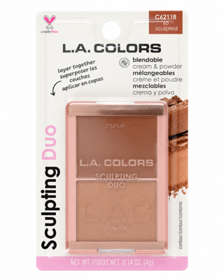 L.A. COLORS - CONTOUR - SCULPTING DUO - SO tono Sculpted - L.A. COLORS BRONZER en Panama
