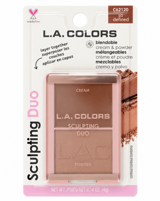 L.A. COLORS - CONTOUR - SCULPTING DUO - SO tono Defined - L.A. COLORS BRONZER en Panama