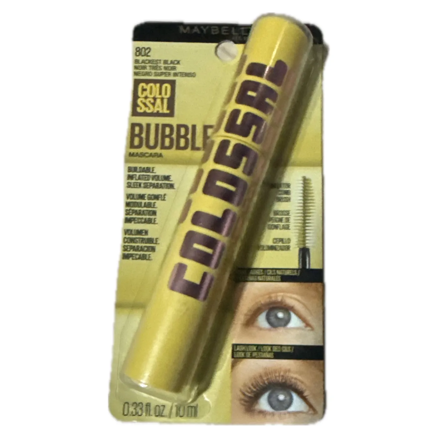 Maybelline - Colossal Bubble - 802 Blackest Black - Maybelline MASCARA  - Comprar en Panamá