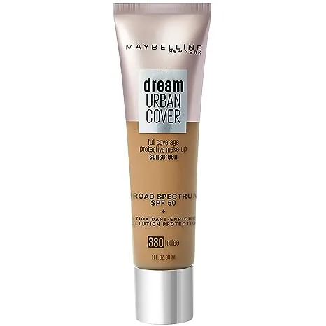 MAYBELLINE - DREAM URBAN COVER SUNSCREEN -  330 - TOFFEE - MAYBELLINE BASES  - Comprar en Panama