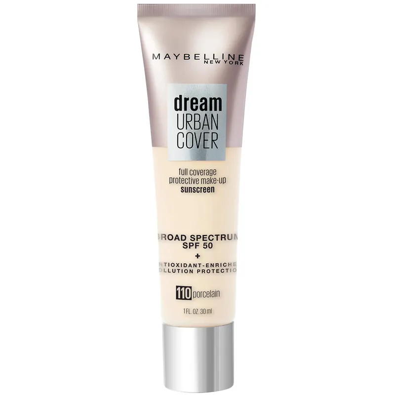 MAYBELLINE - DREAM URBAN COVER SUNSCREEN -  110 - PORCELAIN  - MAYBELLINE BASES  - Comprar en Panama