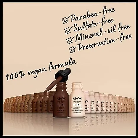 NYX -TOTAL CONTROL DROP FOUNDATION -TCDF-02 - NYX - vista adicional