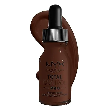 NYX -TOTAL CONTROL PRO - DROP FOUNDATION -TCPDF25 - DEEP EBONEY - NYX BASES  - Comprar en Panama