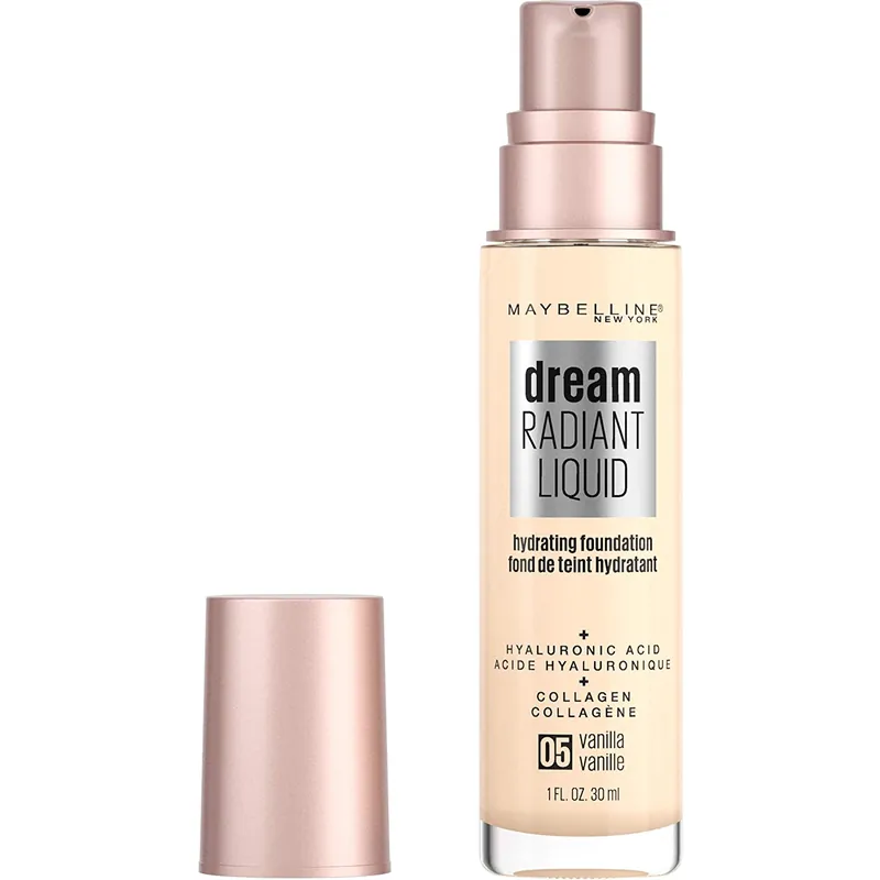 Dream Radiant Liquid Hydrating Foundation - Tono 05 Vainilla - Maybelline  BASES  - Comprar en Panama