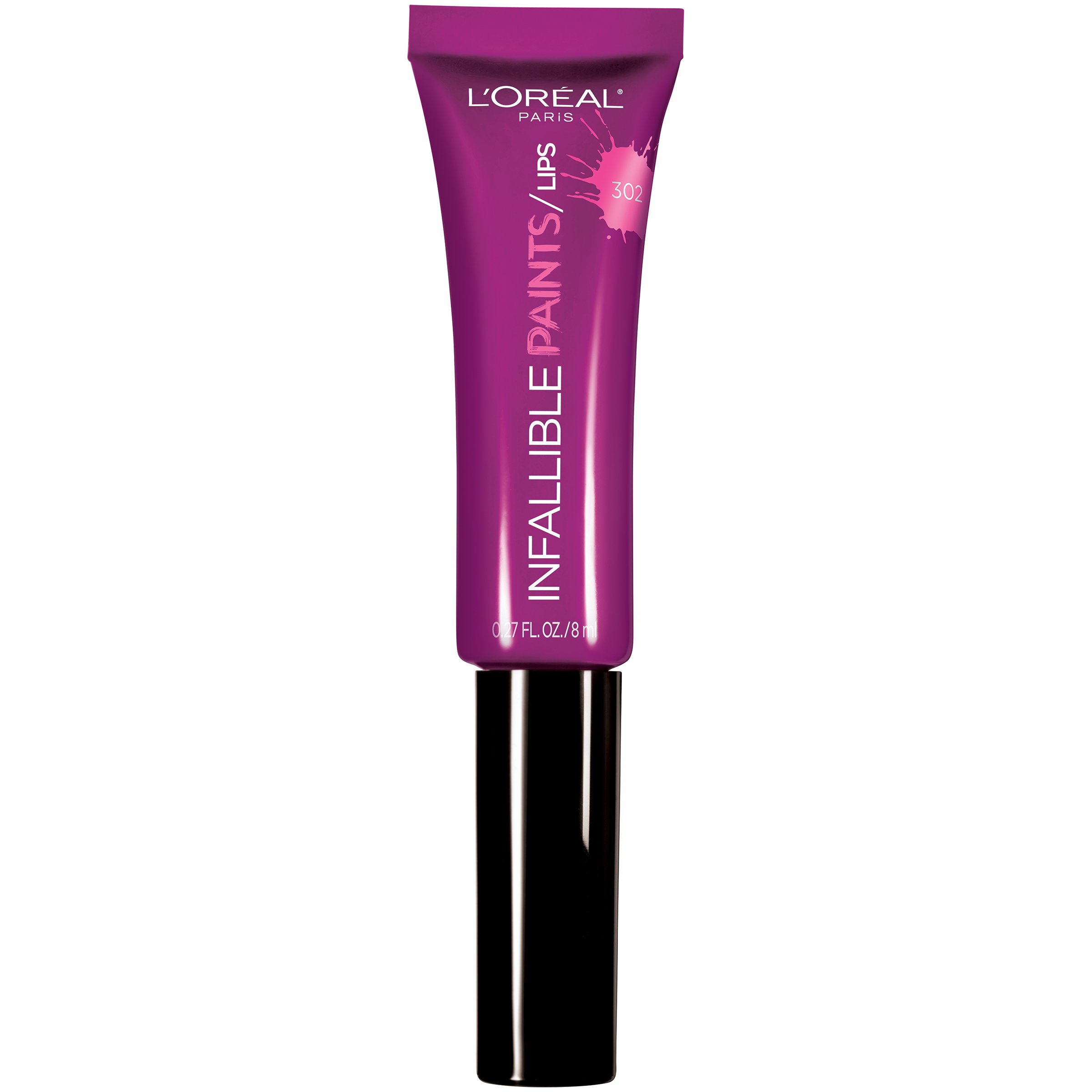 LOREAL-SMALL-INFALLIBLE PAINTS LIPGLOSS-302- VIOLET TWIST