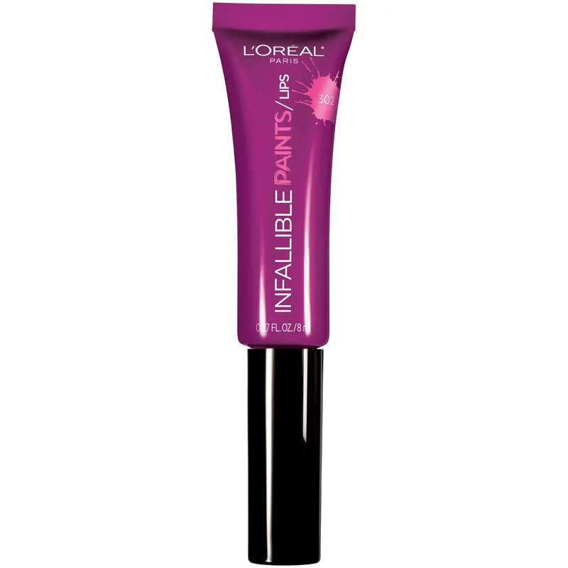 LOREAL-SMALL-INFALLIBLE PAINTS LIPGLOSS-302- VIOLET TWIST - LOREAL LABIALES - Comprar en Panama