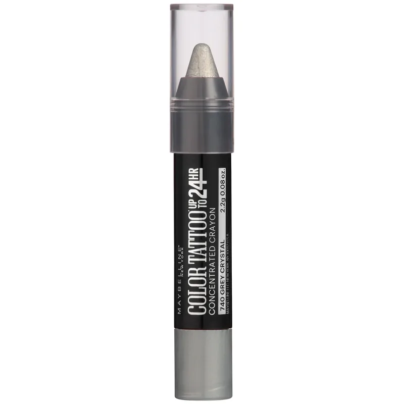 MAYBELLINE-COLOR TATTOO CRAYON-740-GREY CRYSTAL  - MAYBELLINE  SOMBRAS en Panama