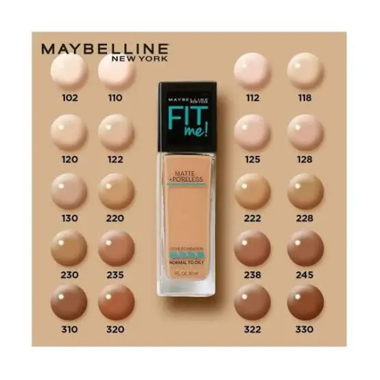 PROMO 6 BASES - MAYBELLIINE FIT ME - TONOS VARIADOS - Maybelline  - vista adicional