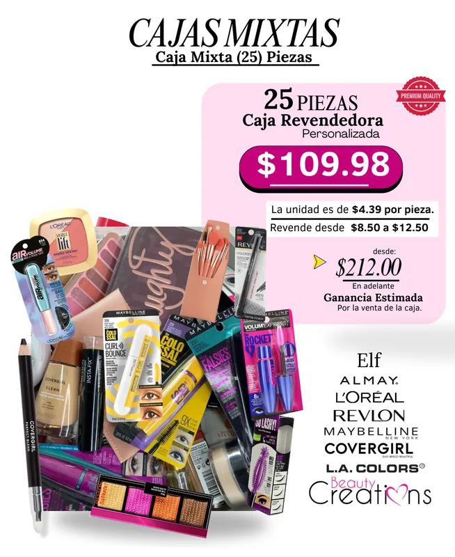 CAJA MIXTA 25 PCS - VARIADO CAJA MIXTA en Panama