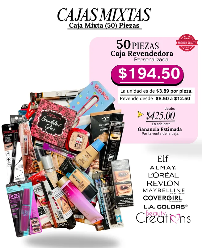 CAJA MIXTA 50 PCS - VARIADO CAJA MIXTA en Panama