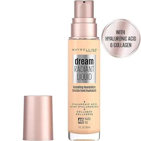 Dream Radiant Liquid Hydrating Foundation - Tono 40 - Maybelline  BASES  - Comprar en Panama