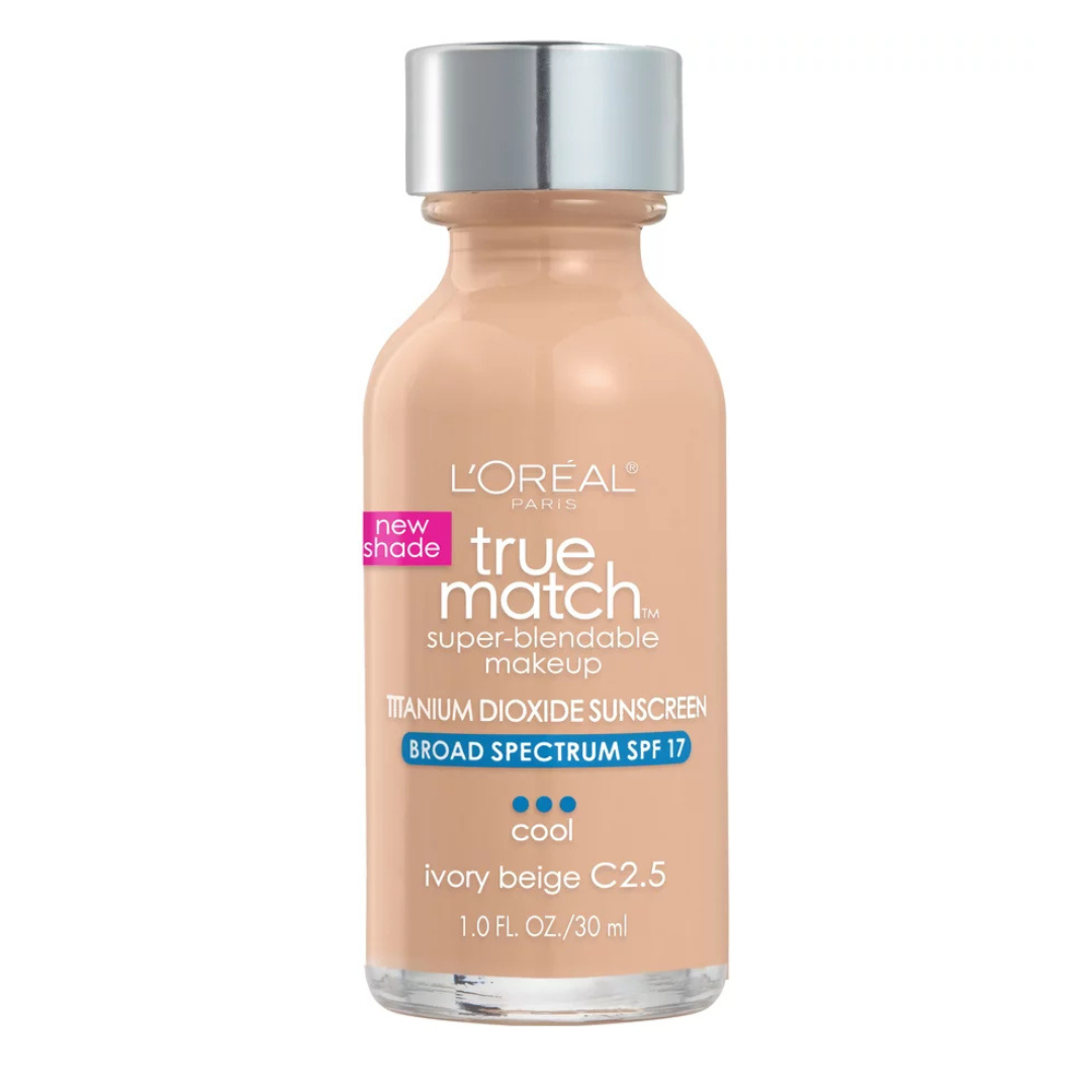 LOREAL TRUE MATCH - FOUNDATION - C2 NATURAL IVORY  - Loreal BASES  - Comprar en Panama