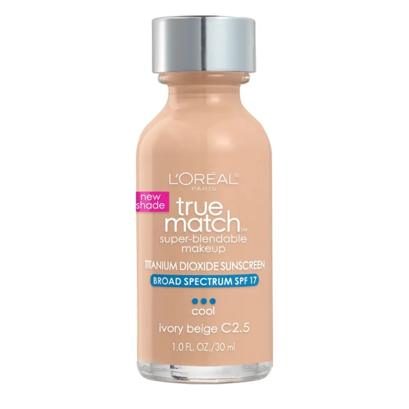 LOREAL TRUE MATCH - FOUNDATION - C2 NATURAL IVORY  - Loreal BASES  - Comprar en Panama