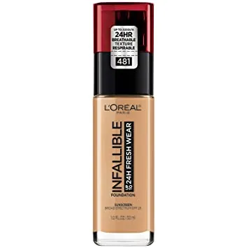 Loreal Infalible 24 hrs Fresh Wear - 481 - Loreal BASES  - Comprar en Panama