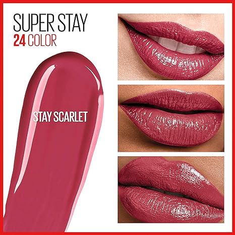MAYBELLINE SUPER STAY 24 H - COLOR 250 - STAY SCARLET - miniatura